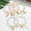 oly-860c4092c2ba5594d88f43f550cc00a1 Wholesale Butterfly Bracelet Crystal Youth All-match Elegant Holiday Style Butterfly Bracelet Rainbow Jewelry