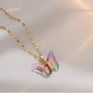 X5598# Pink Gradient Dream Color Butterfly