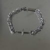 oly-8640ec0c7370e9f986886d9c38417ca3 Wholesale Light Luxury Cross Diamond-encrusted Double-layer Bracelet Trendy Men's Ins Niche Design Hip-hop Simple All-match Accessories Women