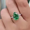 Wholesale Geometric Claw Setting Ring For Women In Copper With White K Water Plating And Zircon Inlay