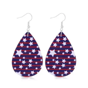 Beautiful National Flag Earrings【09】 / Source Factory【Same-day Shipping】