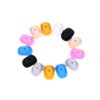 Wholesale cowboy hat silicone beads food grade baby tooth glue diy jewelry accessories hat loose beads