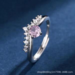 Pink 5mm Zircon 3A / Adjustable opening
