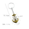 oly-8670d08faf76f4521ad991260ffb7cb8 Wholesale direct supply personalized retro pirate ship keychain anchor will turn keychain pendant ornaments