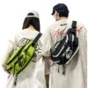 oly-8685a166d91f9633e0b5fa650fc960ae Wholesale Waist Bag Motorcycle Riding Chest Bag Motorcycle Equipment Storage Bag Knight Crossbody Bag Men's and Women's Sports Waterproof Backpack Trendy