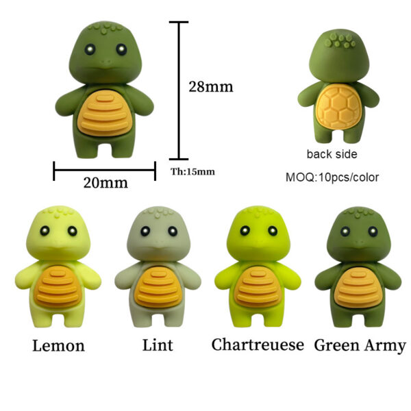 oly-8698c3591ad9f0cde0609abbb5230635 Wholesale food grade 3D three-dimensional silicone molar gum beads beaded pen turtle loose beads jewelry