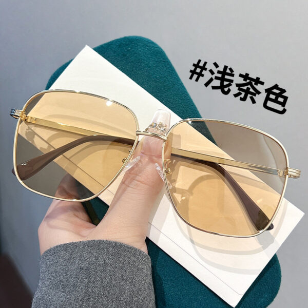 oly-869c235fee9d8a1dd73d8f6972257aac Wholesale Advanced Sense Large Frame Sunglasses for Men and Women Polarized Driving Sunglasses Anti-UV Tea Glasses (with Myopia)