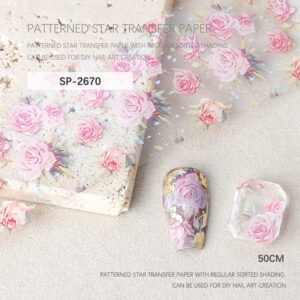 Palace rosa multiflora transfer paper (SP-2670)