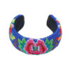 Wholesale Original ethnic style embroidered fabric peony flower bracelet women's retro artistic wide version all-match bracelet personalized bracelet