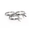 Wholesale Adjustable Stainless Steel Four Claw Base Empty Holder For DIY Handmade Jewelry Accessories Ring Setting Original Design