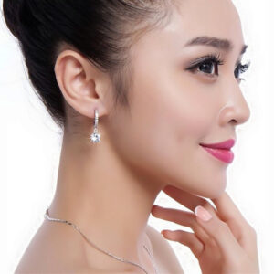 EK27 zircon ear buckle