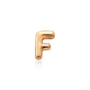 Rose Gold Letter F