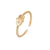 Wholesale Women’s Star Ring In Copper With 14K Real Gold Electroplated Finish Featuring Moissanite Inlay