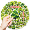 Wholesale 50 cartoon forest stickers decorative luggage notebook cup computer guitar waterproof stickers small fresh