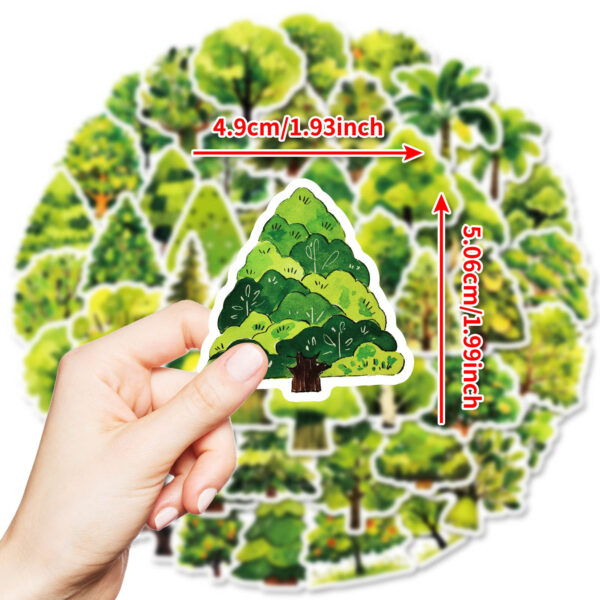 Wholesale 50 cartoon forest stickers decorative luggage notebook cup computer guitar waterproof stickers small fresh
