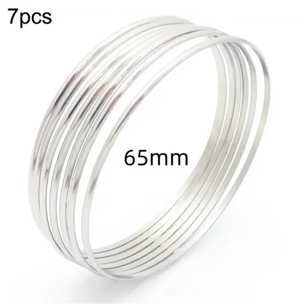 Wholesale Ion Plating (IP) 18K Gold Plated Solid Color 304 Stainless Steel Solid Color Waterproof Non Tarnish 304 Stainless Steel Bangle