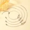 Wholesale 1pc Simple Fashion Bowknot Heart Anchor ECG Infinity Symbol Pendant Bracelet, Suitable For Daily Wear On Dates