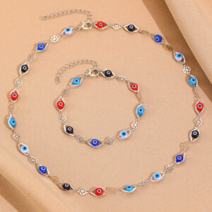 White k bracelet + necklace