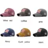 Wholesale Men's Basic American Flag Embroidery Crimping Curved Eaves Baseball Cap