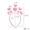 oly-879951a4f41309eb6b6e3046bad57c6d Wholesale Valentine's Day Atmosphere Love Hair Band Tanabata 520 Sequins Peach Heart Headband Creative Wedding Party Dress Up Headwear