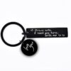 oly-87bdfa316122e8357942de5dd334b2cc Wholesale Good DrIvIng DrIve Safe I need you here with me StaInless Steel KeychaIn