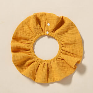 Yellow (round saliva towel)