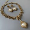 oly-8835390181a4d52b6635c2be155d6495 Wholesale Vintage-style necklaces and earrings, retro court-style earrings