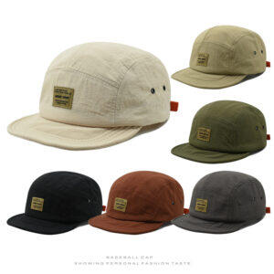 Wholesale Japanese Style Trendy Brand Short-brimmed Cap Men's and Women's All-match Vintage Sunshade and Sunscreen Cap Summer Trendy Brand Soft Top Baseball Hat