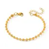 oly-887d5c96e3f87c5da6504ffb4efc368b Wholesale Luxurious Fashion 18K Gold Plated Stainless Steel Knotted Geometric Chain Bracelet Casual Elegant Women's Style Classic Design