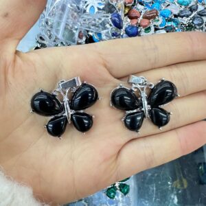 Black glitter