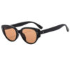 Wholesale Retro Sexy Cat-Eye Sunglasses for Women Gm White Frame High-End Glasses for Men Internet Celebrity Face-Showing Small Sunglasses