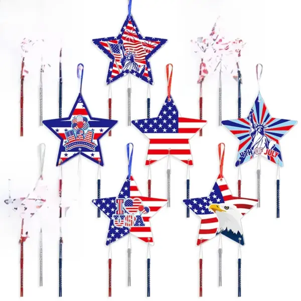 Wholesale Independence Day Paper Wind Chime For Event And Party Supplies, Ideal For Festive Venue Decoration
