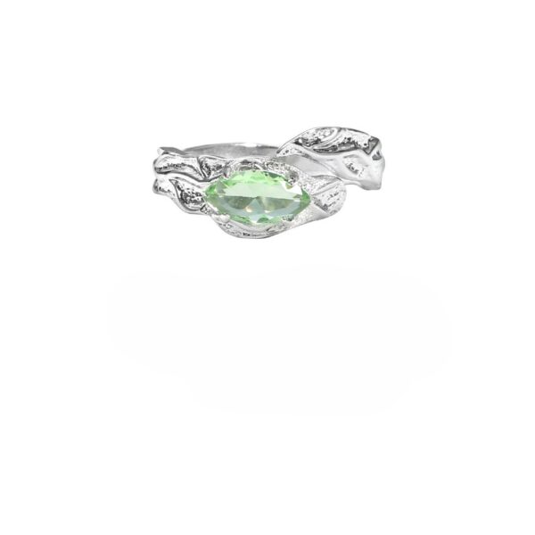 Wholesale Niche Ins Cold Style French Asymmetrical Zircon Open Snake Ring Couple Ring Female