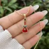 Wholesale Unisex National Flag Enamel Pendant Necklace With 18K Real Gold Plated Copper And PVD Coated Finish, Featuring A Beaded Chain