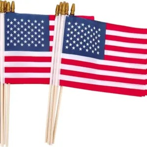 American Hand-Waving Flag 14x21cm Single Pack