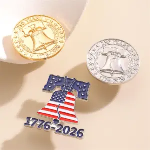 Wholesale Cartoon Pinback Badge Metal Pin With Artificial Rhinestones Featuring Stamping Craft In Multicolor