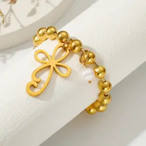 Gold / One Size / Cross