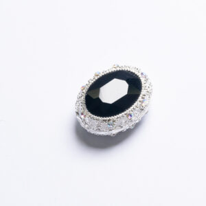 19x25mm oval black