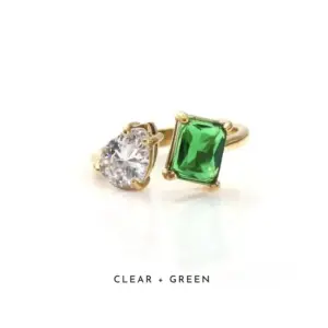White + Green / Opening Size