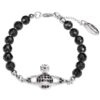 oly-8983209c046e8e91e388b6603746d860 Wholesale Satin Pearl Black Agate Bracelet Fashionable Cool Style Elegant Easiest for Match and White Bracelet for Women