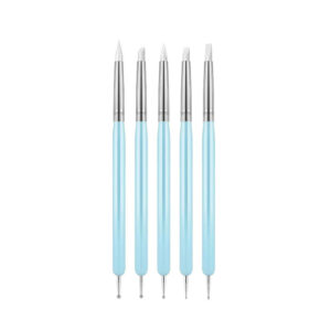 Dz-b07 model/5 pieces of sky blue silicone dot drill pens