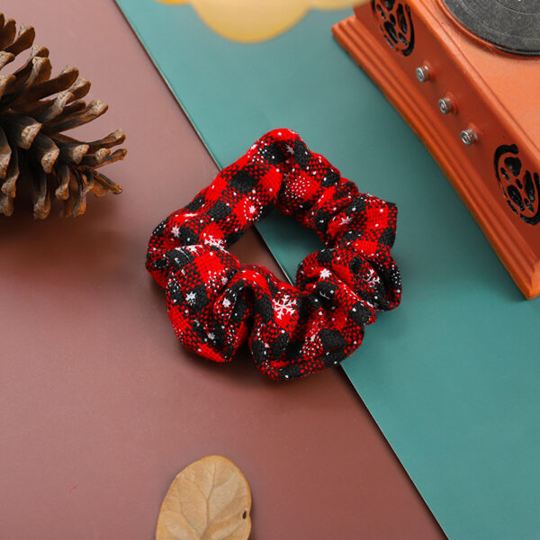 oly-8987e72b396d6ff1ee0aab0c0189c050 Wholesale Christmas autumn and winter hair ring large intestine ring three-state jewelry all-match holiday cloth ring headdress