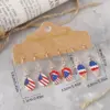 Wholesale 1 Set Retro Star Heart Shape Butterfly Alloy Drop Earrings