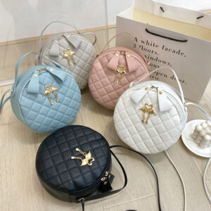 oly-899d29a1c2bf513627b2d17efd7ea1ea Wholesale Small round handbag, quilted bag, embroidered mini bag