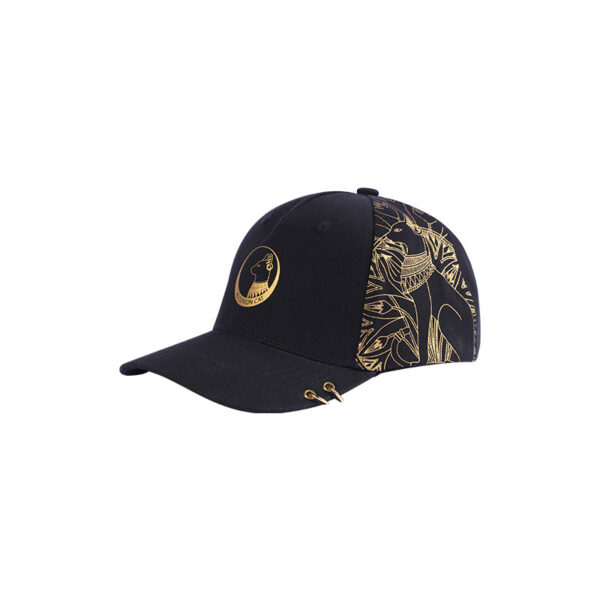Wholesale British Museum official Gaia Anderson Cat Black Gold version peaked cap baseball cap cute creative trendy cool