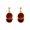 Wholesale Niche elegant light luxury high-grade red earrings for women autumn and winter popular earrings earrings show face small