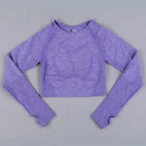 purple long sleeve / M