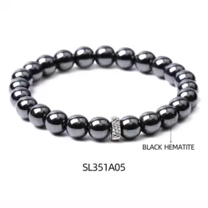 Sl351a05 Black Iron Ore Bracelet