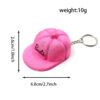 oly-8a022a3cddfed9a1af264f2654bb37a0 Wholesale powder hard-top cap baseball cap keychain cute pendant gift