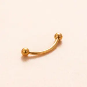 Gold / Eyebrow Nails-12mm
